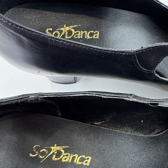 So Danca Classic Character Shoes Black Mary Jane Heels - Picture 2 of 11
